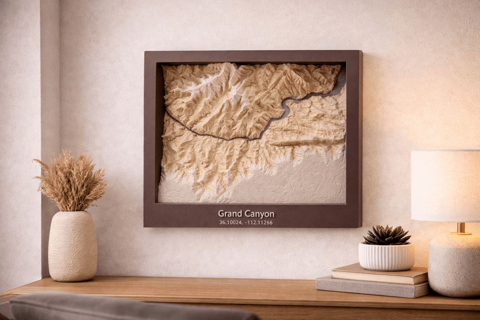 Finished map in home setting