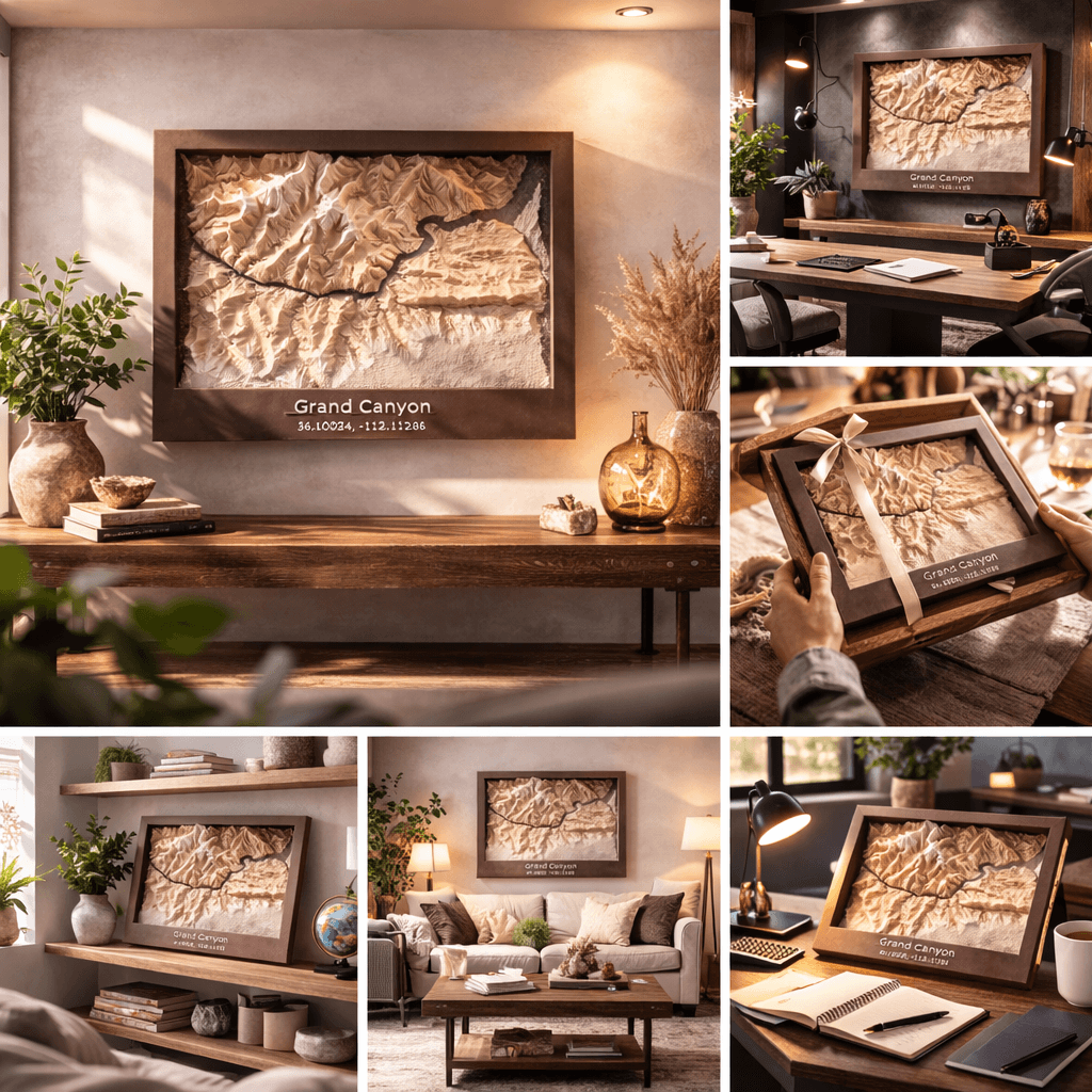 Close-up of city model detail