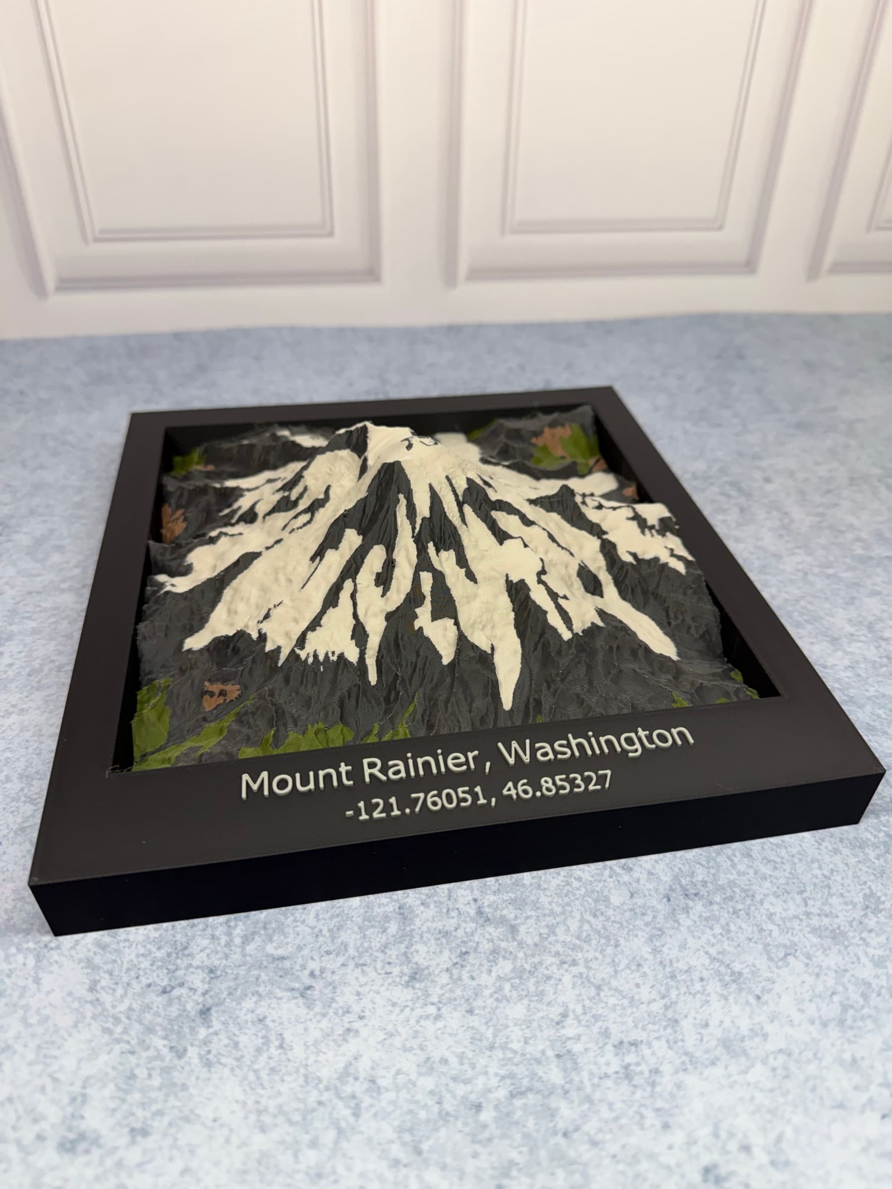 Mount Rainier — Ultra, 4 colors, sculptural snow detail